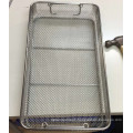 High-temperature Resistance 48x21x6CM 316 Stainless Steel Mesh Tray Used For Medical Sterilization